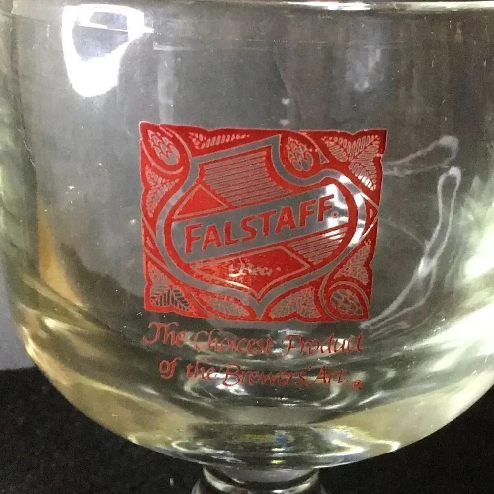 Huge old vintage, Falstaff, beer goblet